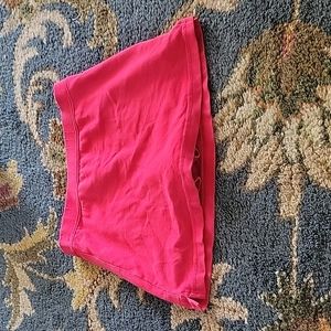 Stretchy skort 6/6x red girls cheer/tennis style